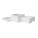 Dortová krabice 250x200x150 mm, pevná bílo/bílá