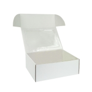 Krabička na 6 muffin/cupcakes 250x180x95 mm bílá s vložkou