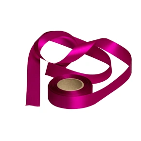 Atlasová stuha fuchsiová, šíře 24 mm, délka 20 m