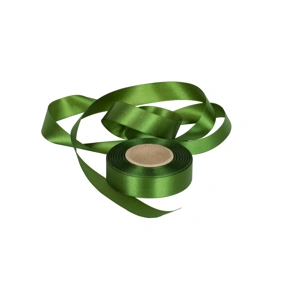 Atlasová stuha zelená, šíře 24 mm, délka 20 m