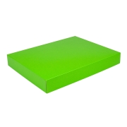Dárková krabice na košile 380x285x50/35 mm, zelená matná Dárková krabice na košile 380x285x50/35 mm, zelená matná