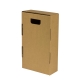 Dárková krabice na víno 175x350x85 mm, 2 x 0,75 l, bílá