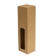 Dárková krabice na víno 85x350x85 mm, 1 x 0,75 l, černo-černá