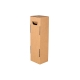 Dárková krabice na víno 85x350x85 mm, 1 x 0,75 l, hnědá - kraft