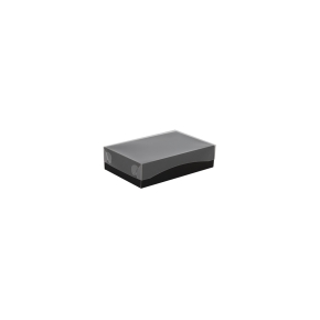 Dárková krabice s průhledným víkem 200x125x50 mm, černá