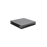 Dárková krabice s průhledným víkem 300x300x50 mm, černá
