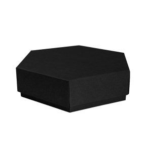 Dárková krabice s víkem 255x255x70/60 mm, černá
