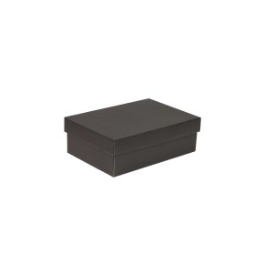 Dárková krabice s víkem 300x200x100/40 mm, černá