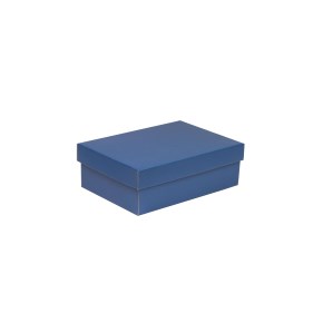 Dárková krabice s víkem 300x200x100/40 mm, modrá