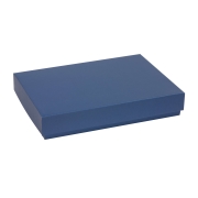 Dárková krabice s víkem 300x200x50/40 mm, modrá
