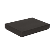 Dárková krabice s víkem 350x250x50/40 mm, černá