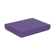 Dárková krabice s víkem 350x250x50/40 mm, fialová