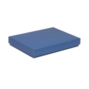 Dárková krabice s víkem 350x250x50/40 mm, modrá