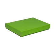 Dárková krabice s víkem 350x250x50/40 mm, zelená