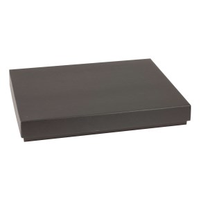 Dárková krabice s víkem 400x300x50/40 mm, černá