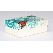 Dárková krabička 130x90x45 mm, dekor 145, krémové dno Dárková krabička 130x90x45 mm, dekor 145, krémové dno