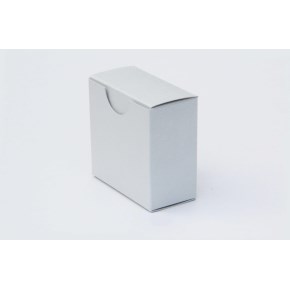 Dárková krabička 60x30x60 mm, stříbrná perleť