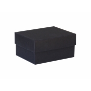 Dárková krabička dno a víko 70x50x40 mm, černá