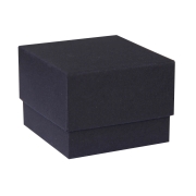 Dárková krabička dno a víko 70x70x35 mm, černá