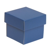 Dárková krabička s víkem 100x100x100/40 mm, modrá
