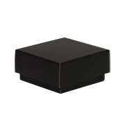 Dárková krabička s víkem 100x100x50/40 mm, černá