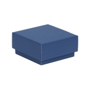 Dárková krabička s víkem 100x100x50/40 mm, modrá