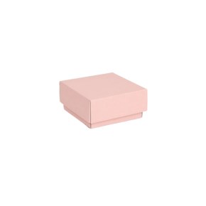 Dárková krabička s víkem 100x100x50 mm, růžová