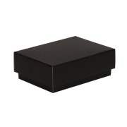 Dárková krabička s víkem 150x100x50/40 mm, černá