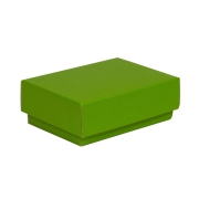 Dárková krabička s víkem 150x100x50/40 mm, zelená