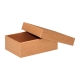 Dárková krabička s víkem 150x100x50 mm, hnědá-kraftová