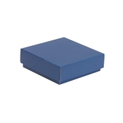 Dárková krabička s víkem 150x150x50/40 mm, modrá