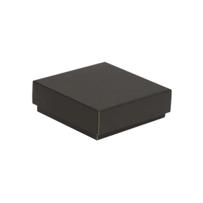 Dárková krabička s víkem 150x150x50 mm, černá