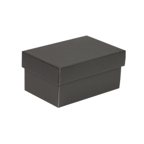 Dárková krabička s víkem 200x125x100/40 mm, černá