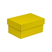 Dárková krabička s víkem 200x125x100/40 mm, žlutá