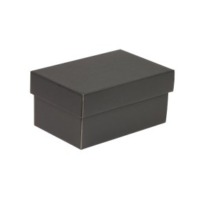 Dárková krabička s víkem 200x125x100 mm, černá