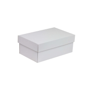 Dárková krabička s víkem 250x150x100/40 mm, bílá