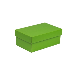 Dárková krabička s víkem 250x150x100/40 mm, zelená