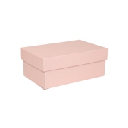 Dárková krabička s víkem 250x150x100 mm, růžová