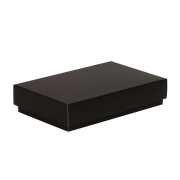 Dárková krabička s víkem 250x150x50/40 mm, černá