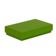 Dárková krabička s víkem 250x150x50/40 mm, zelená
