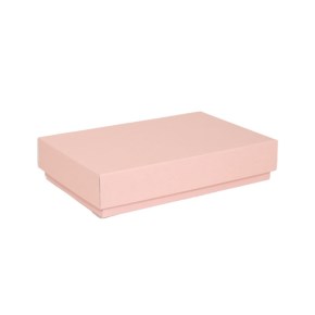 Dárková krabička s víkem 250x150x50 mm, růžová