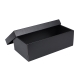 Dárková krabička s víkem 250x170x110/35, černo šedá matná