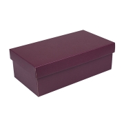 Dárková krabička s víkem 250x170x110/35, vínová matná Dárková krabička s víkem 250x170x110/35, vínová matná