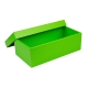 Dárková krabička s víkem 250x170x110/35, zelená matná