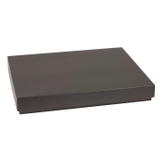 Dárková krabička s víkem 400x300x50 mm, černá
