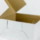 Dortová krabice 195x195x100 mm, pevná bílá