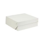 Dortová krabice 275x275x100 mm, pevná bílá