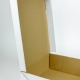 Dortová krabice 320x320x100 mm, pevná bílá
