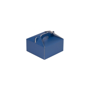 Krabice 120x120x60 mm na potraviny, výslužky, cukroví, modrá