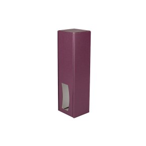 Krabice na víno 85x333x85 mm, vínová matná